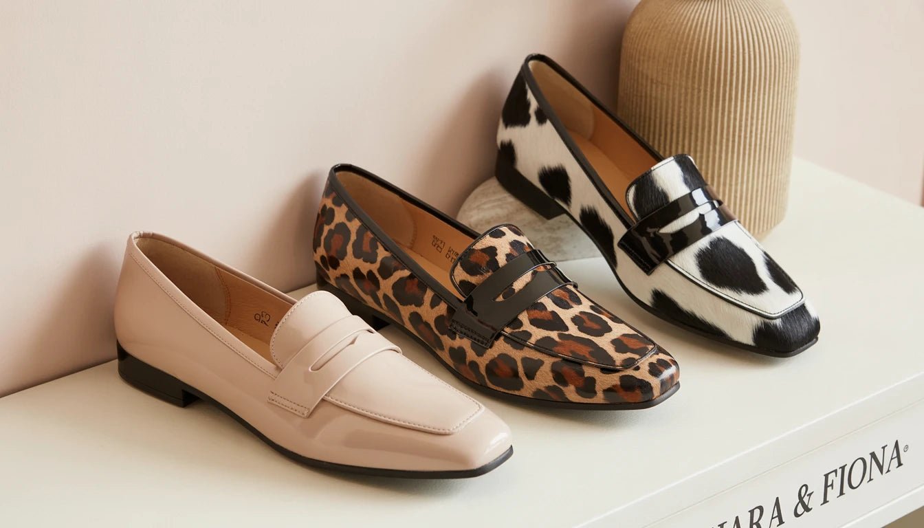 Patterned Loafers - Ciara & Fiona