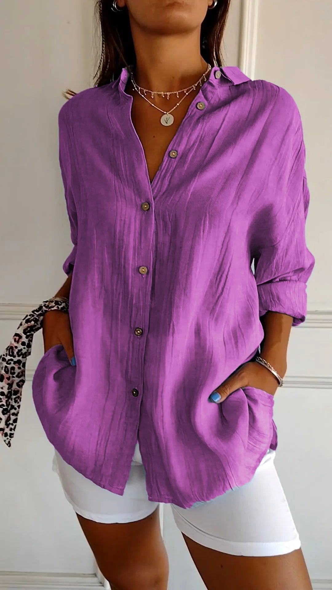 KRISHA | Elegant Oversized Blouse