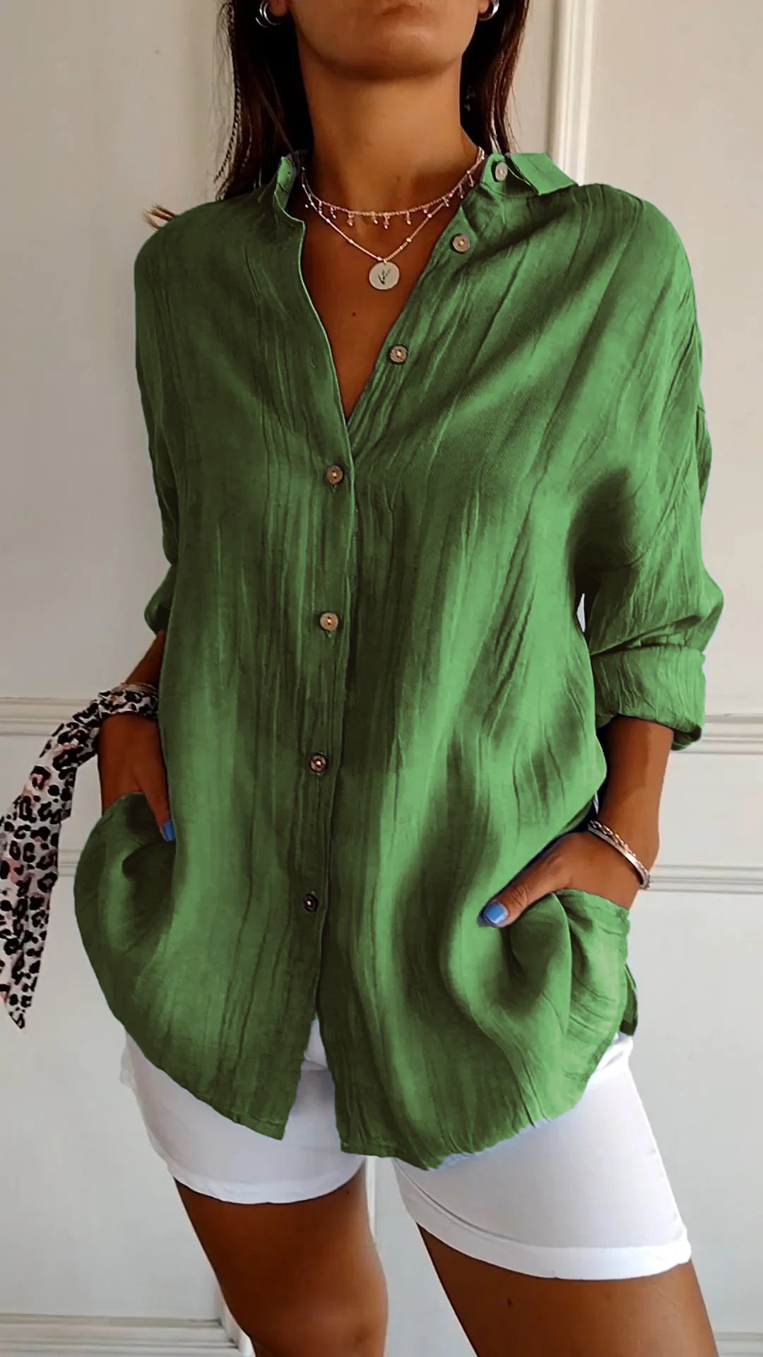 KRISHA | Elegant Oversized Blouse