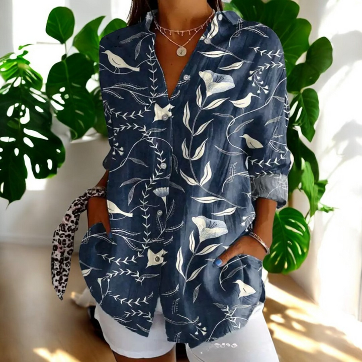 MAIRESSA | Elegant Floral Blouse