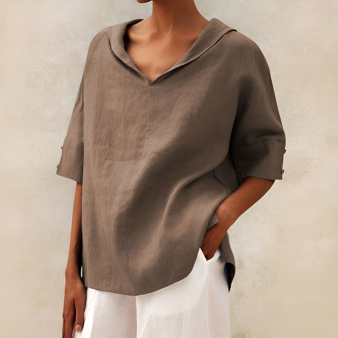 Lyndzi | Linen Blouse
