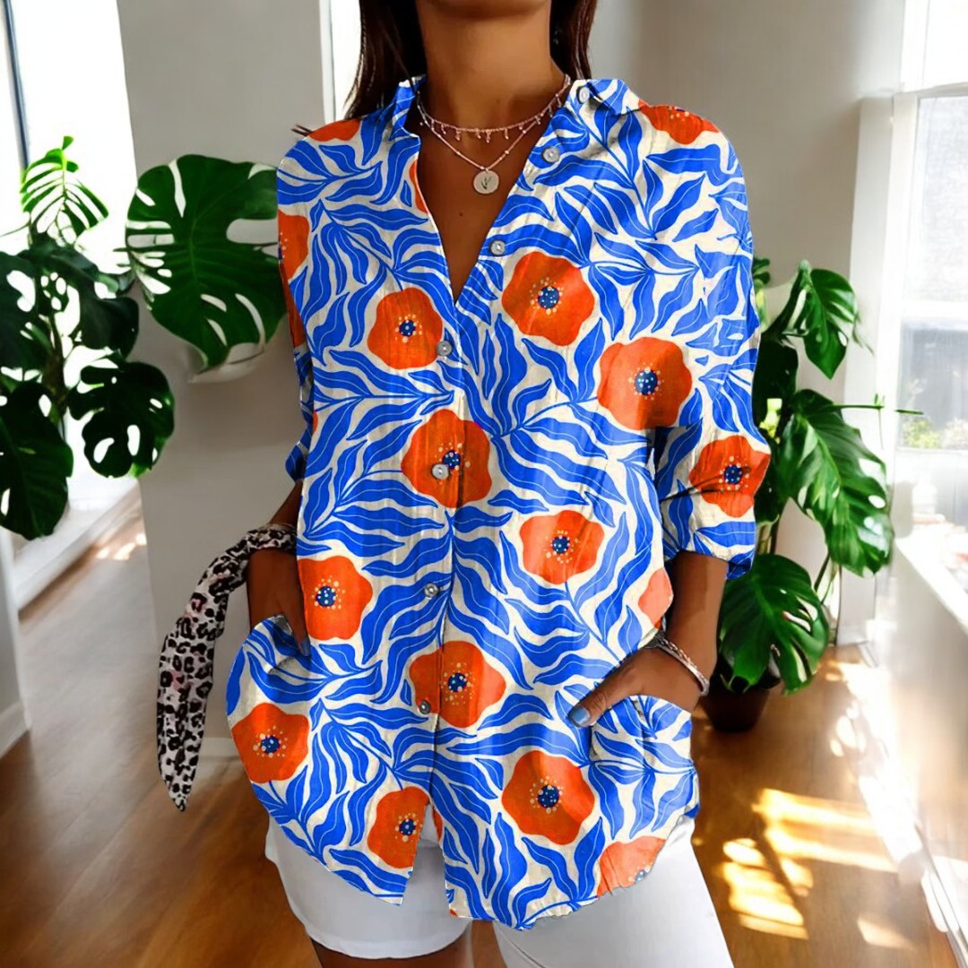 MAIRESSA | Elegant Floral Blouse
