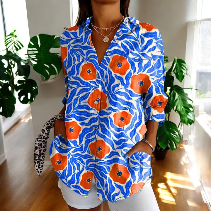 MAIRESSA | Elegant Floral Blouse