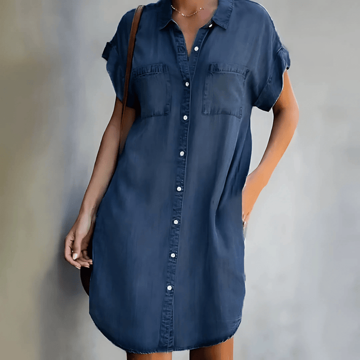 Adaline | Summer Dress with Belly Coverage - Ciara & Fiona