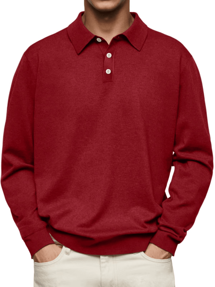 Adrian | Long Sleeve Polo - Ciara & Fiona