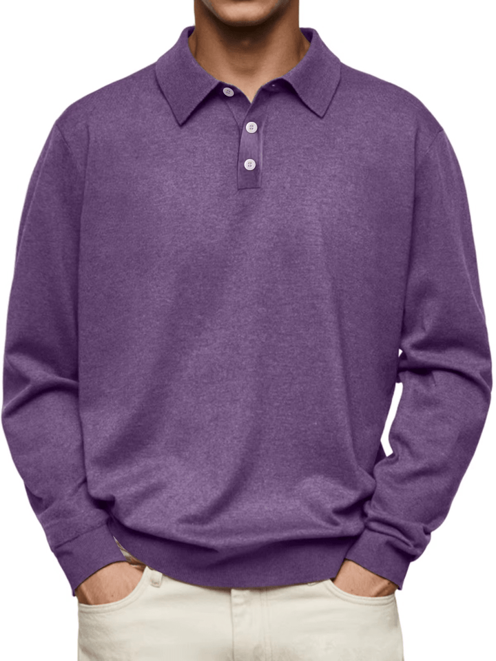Adrian | Long Sleeve Polo - Ciara & Fiona