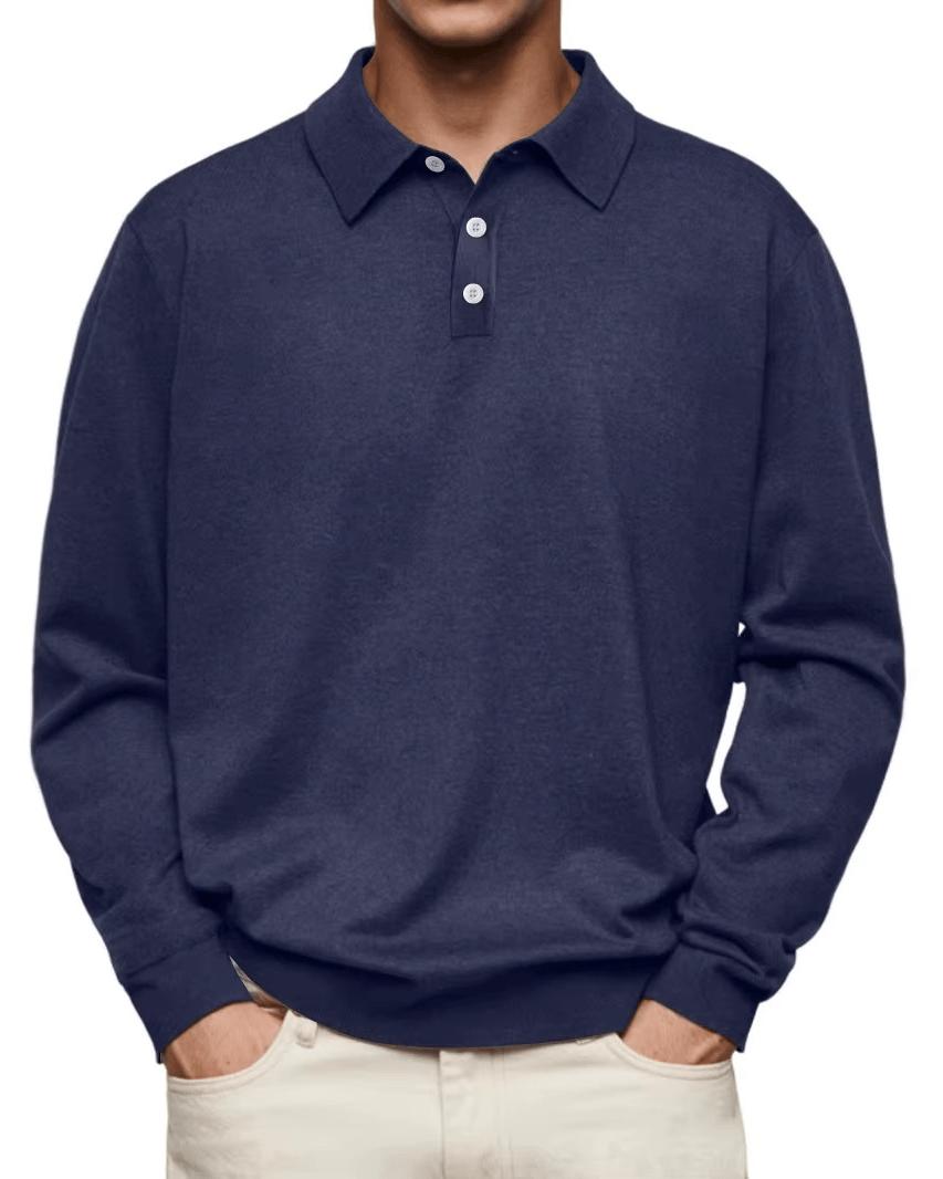 Adrian | Long Sleeve Polo - Ciara & Fiona