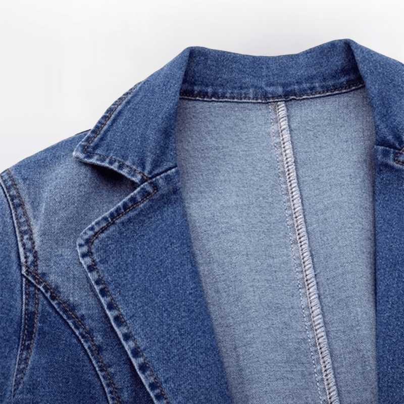 Aelin | Classic Denim Blazer - Ciara & Fiona