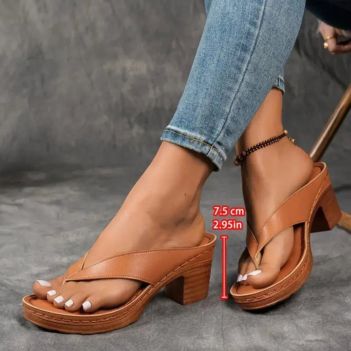 Aeris | Orthopedic Heeled Slippers - Ciara & Fiona
