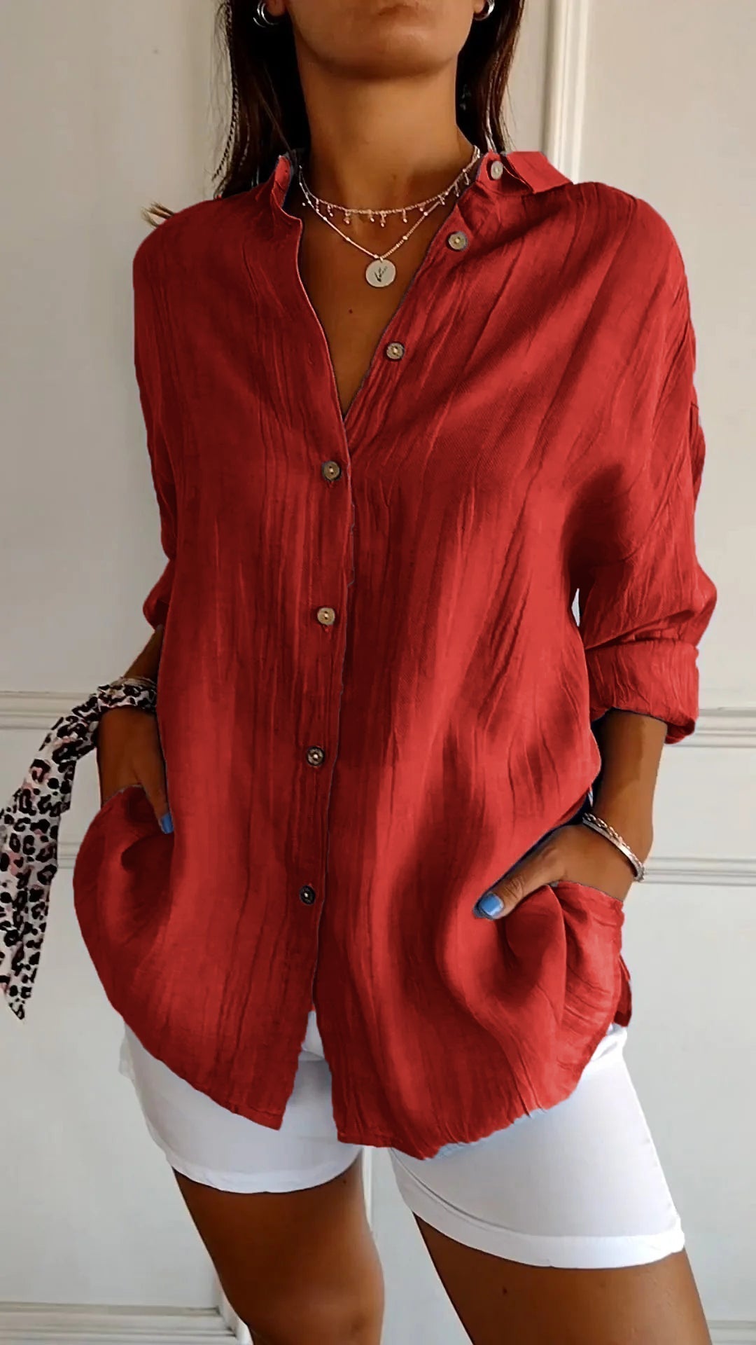 KRISHA | Elegant Oversized Blouse