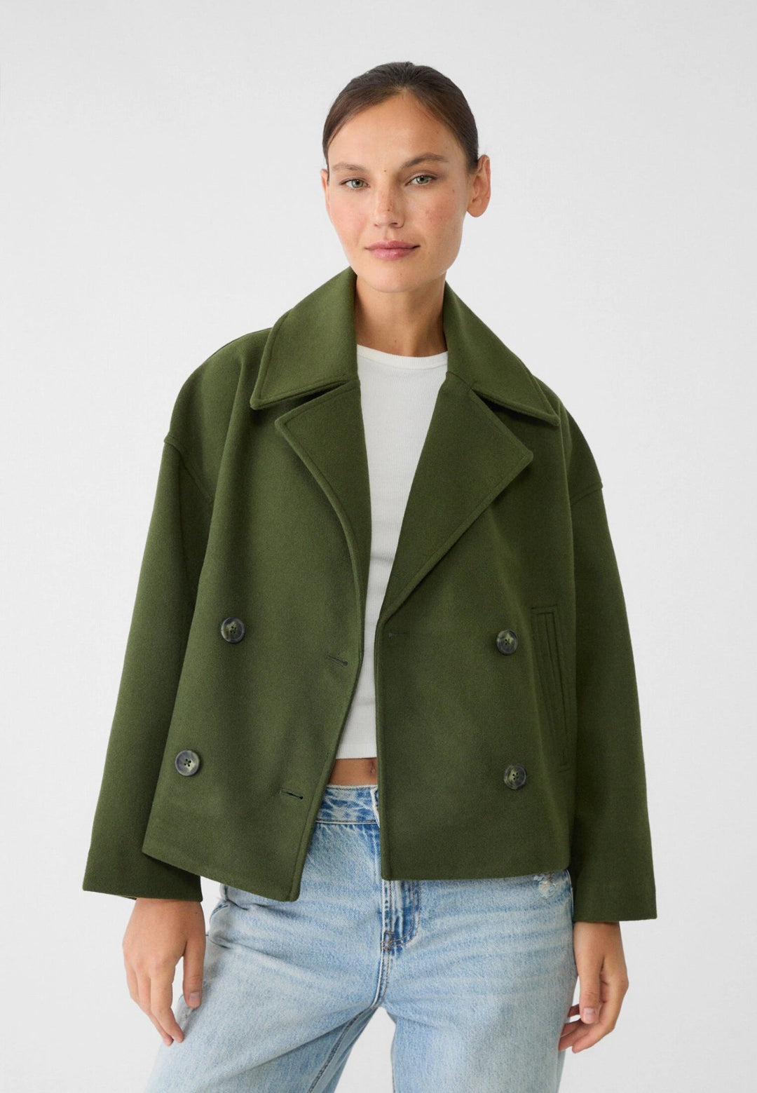 Alaia | Short Double Breasted Coat - Ciara & Fiona