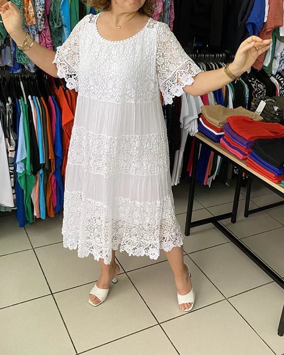 Alayna | Casual Lace Dress - Ciara & Fiona