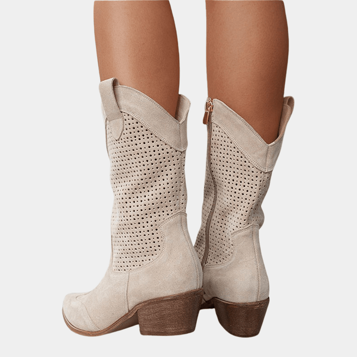 Alba | Cowboy Style Orthopedic Boots - Ciara & Fiona