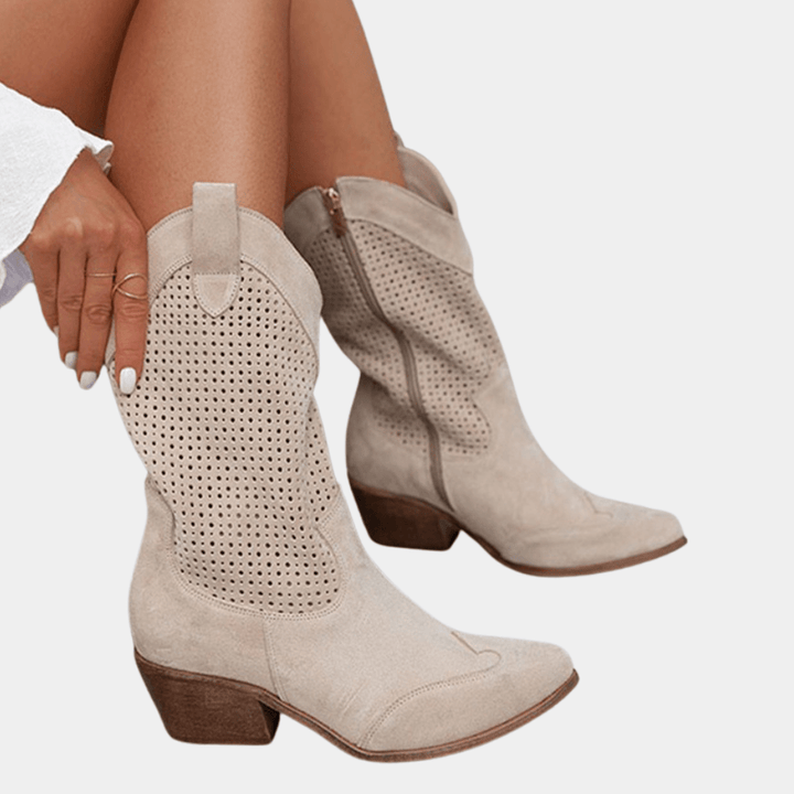 Alba | Cowboy Style Orthopedic Boots - Ciara & Fiona