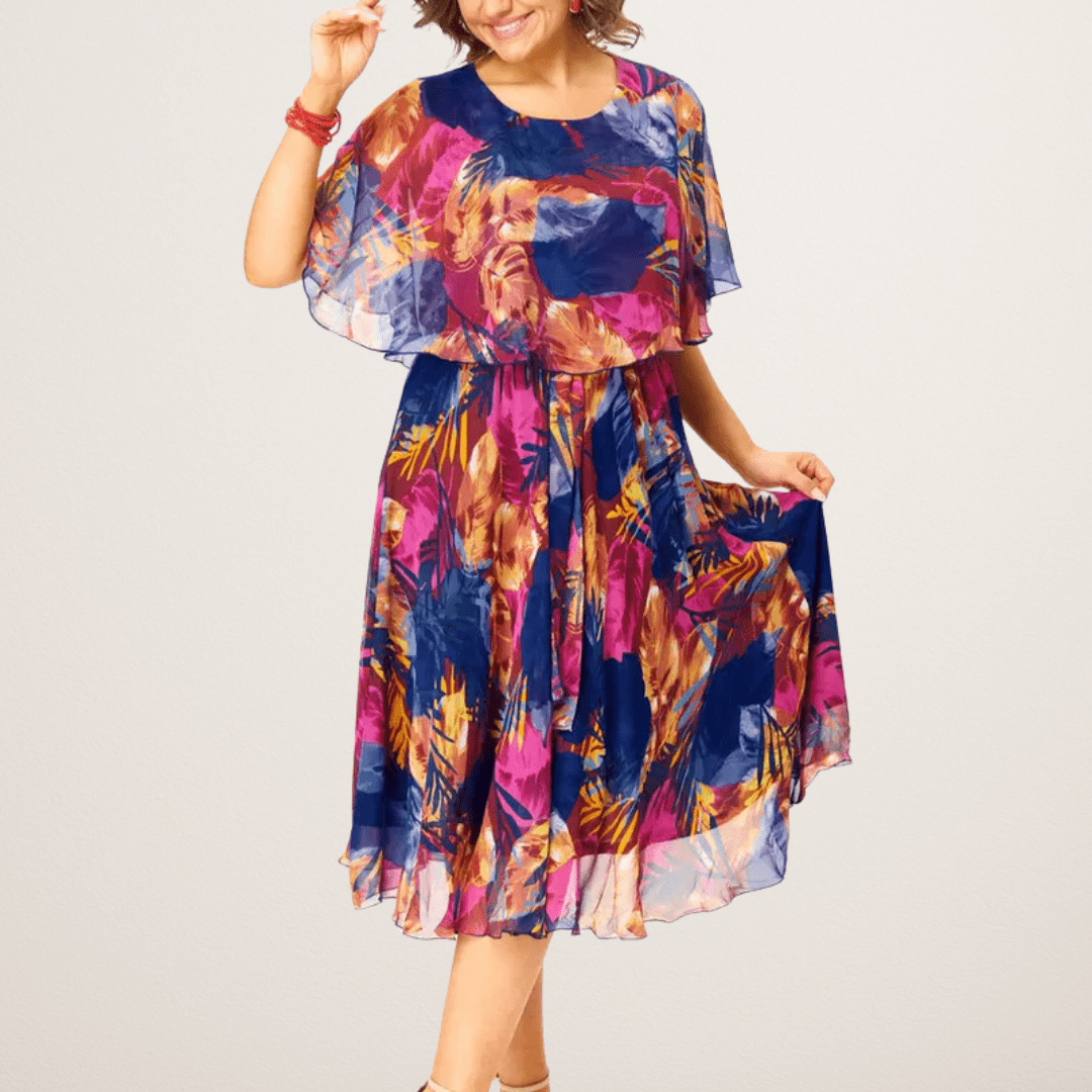 Aleyna | Elegant Chiffon Dress - Ciara & Fiona