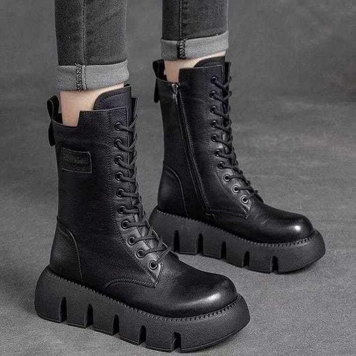 Alisa | Orthopedic Leather Winter Boots - Ciara & Fiona