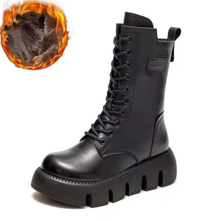 Alisa | Orthopedic Leather Winter Boots - Ciara & Fiona