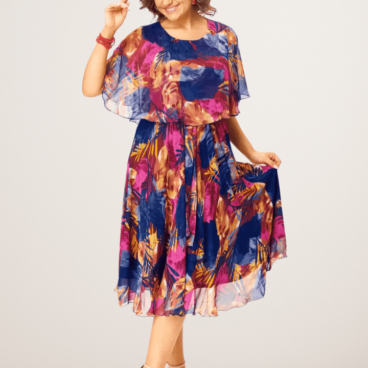 Allayah | Comfortable Chiffon Dress - Ciara & Fiona