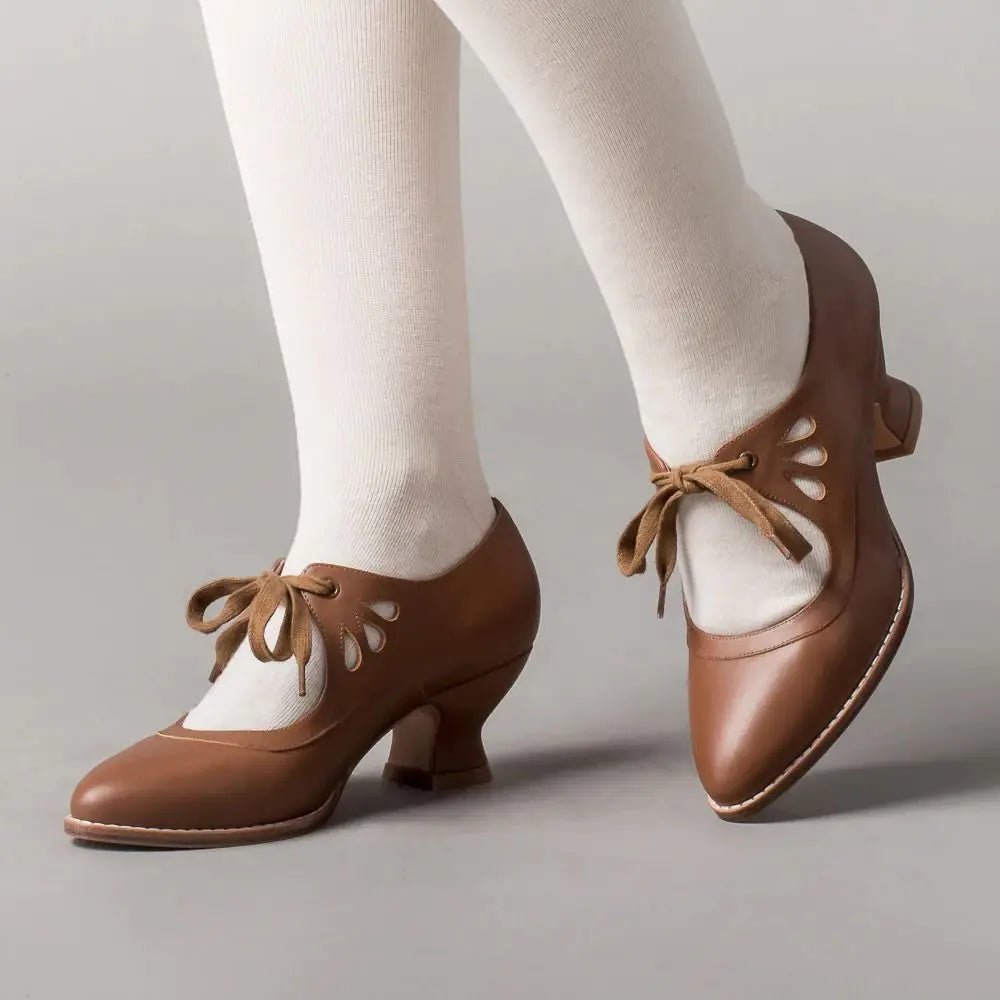 Alona | Orthopedic Leather Heeled Sandals - Ciara & Fiona