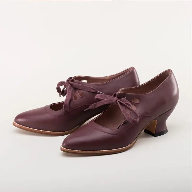 Alona | Orthopedic Leather Heeled Sandals - Ciara & Fiona