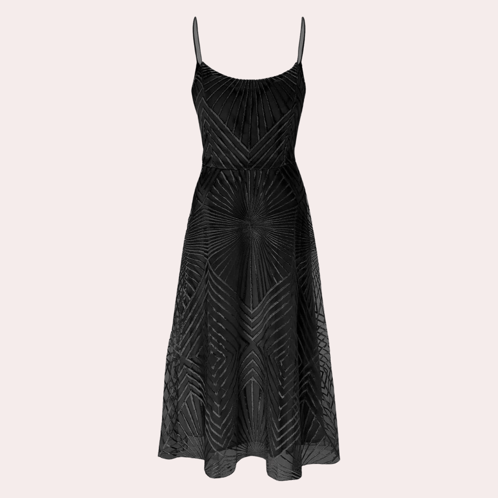 Alondra | Fashionable Dress with Elegant Open Back - Ciara & Fiona