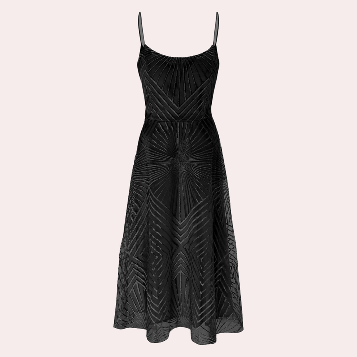 Alondra | Fashionable Dress with Elegant Open Back - Ciara & Fiona