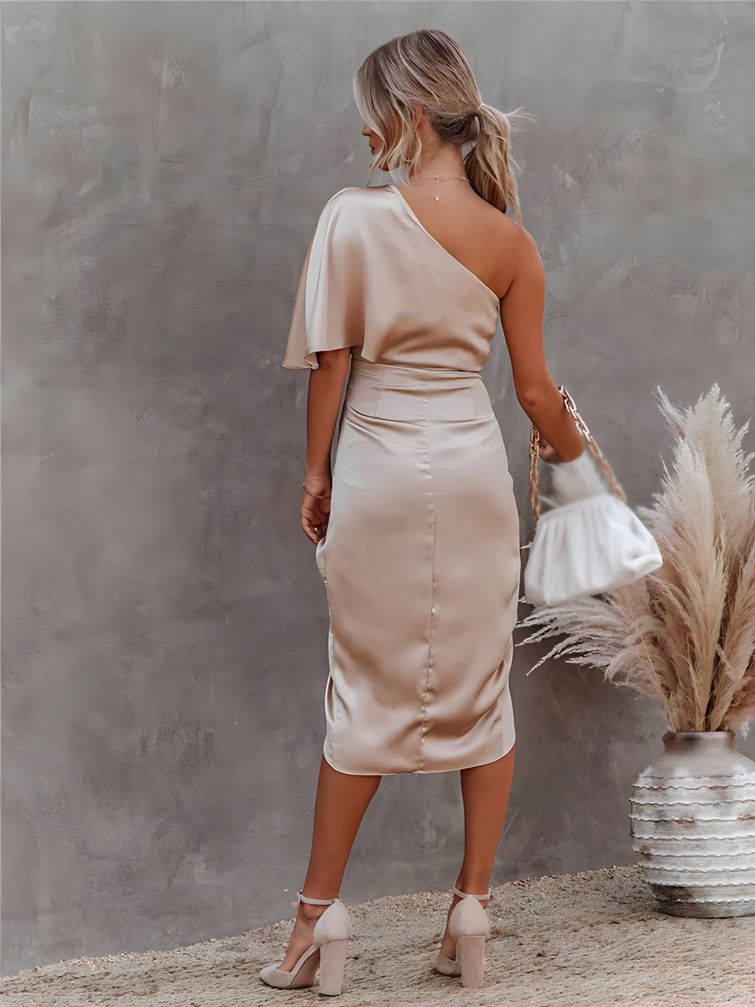 Amanda | Elegant Silk Party Dress - Ciara & Fiona