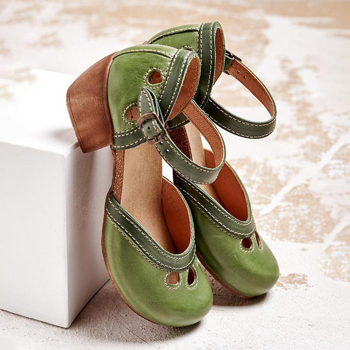 Amethyst | Orthopedic Sandals with Low Heel - Ciara & Fiona