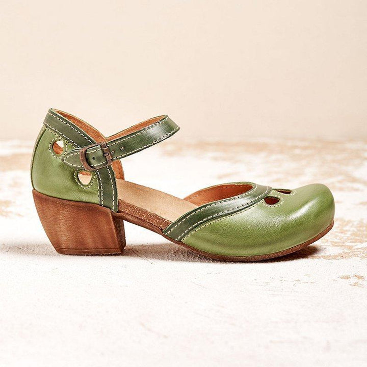 Amethyst | Orthopedic Sandals with Low Heel - Ciara & Fiona
