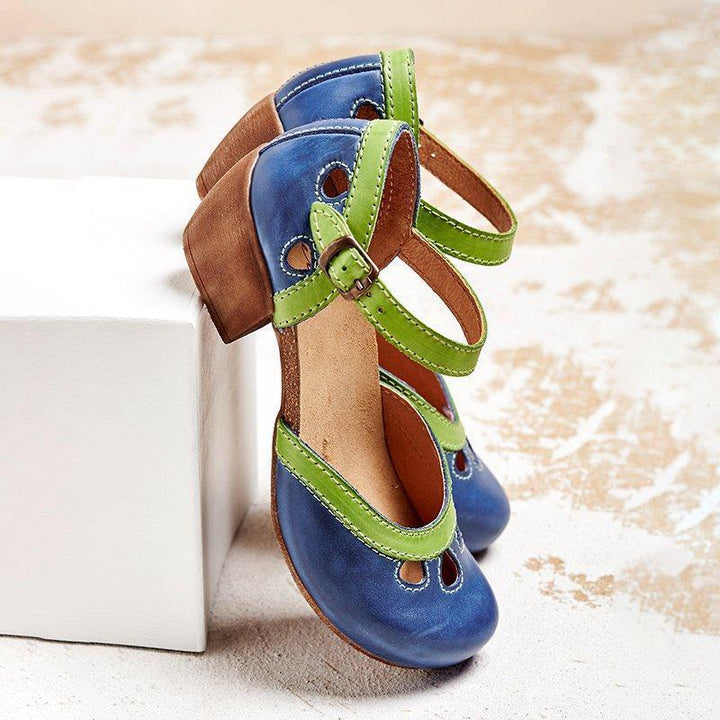 Amethyst | Orthopedic Sandals with Low Heel - Ciara & Fiona