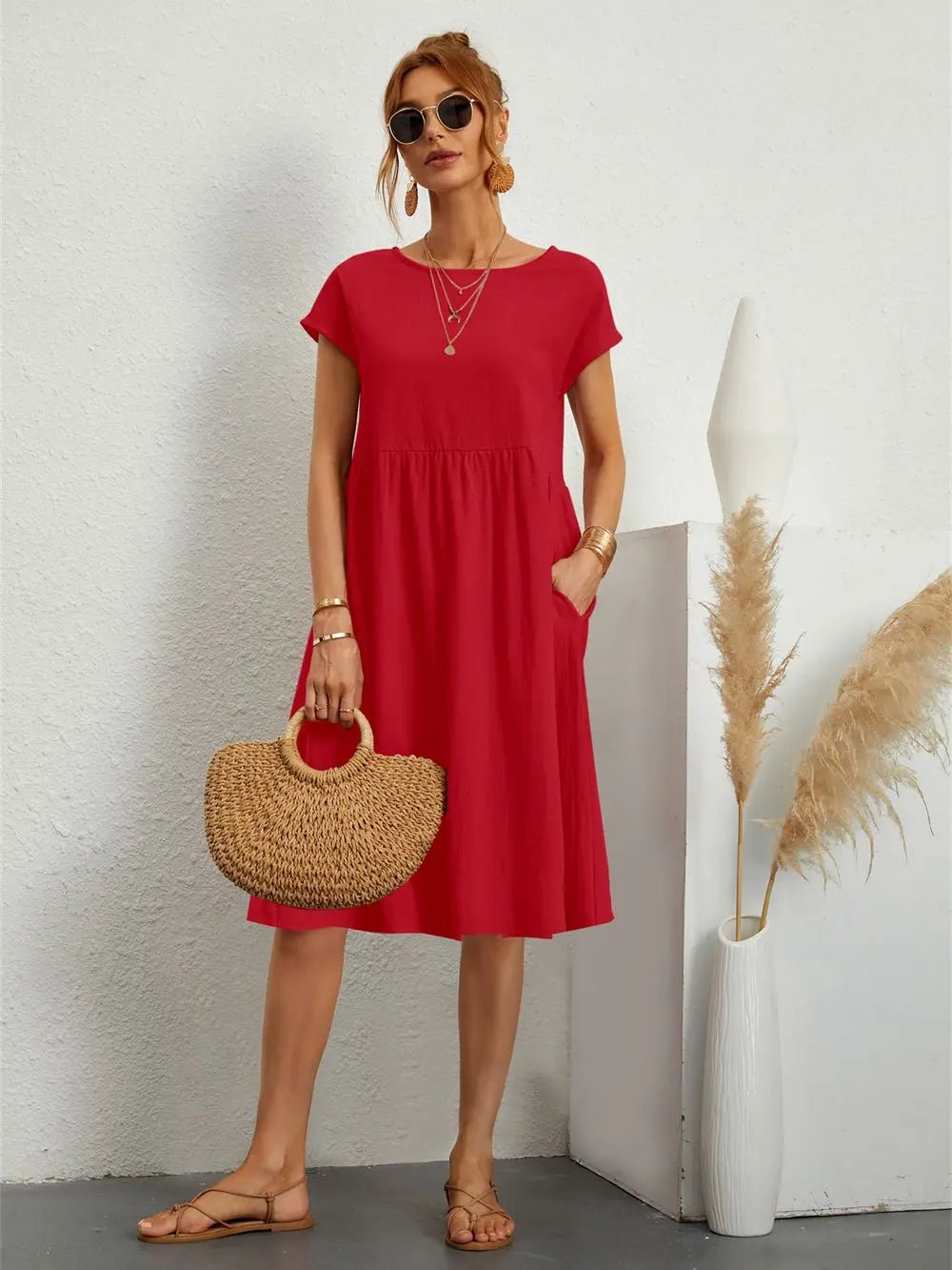 Apolline | Casual Pocket Dress - Ciara & Fiona