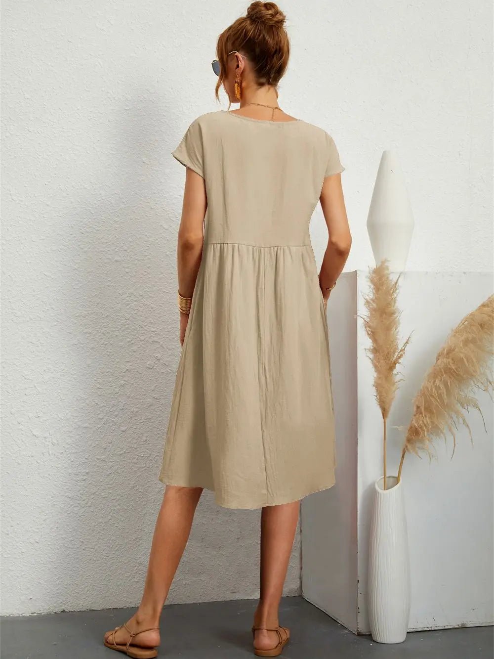 Apolline | Casual Pocket Dress - Ciara & Fiona