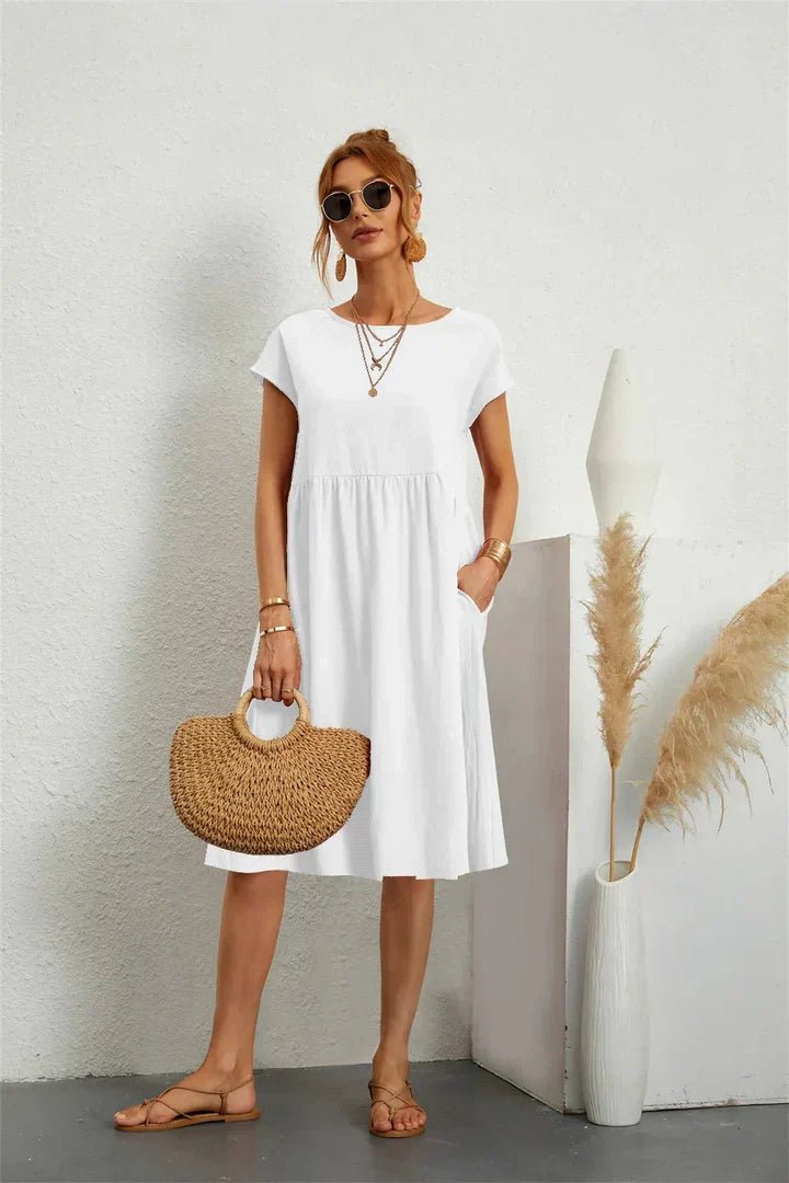 Apolline | Casual Pocket Dress - Ciara & Fiona