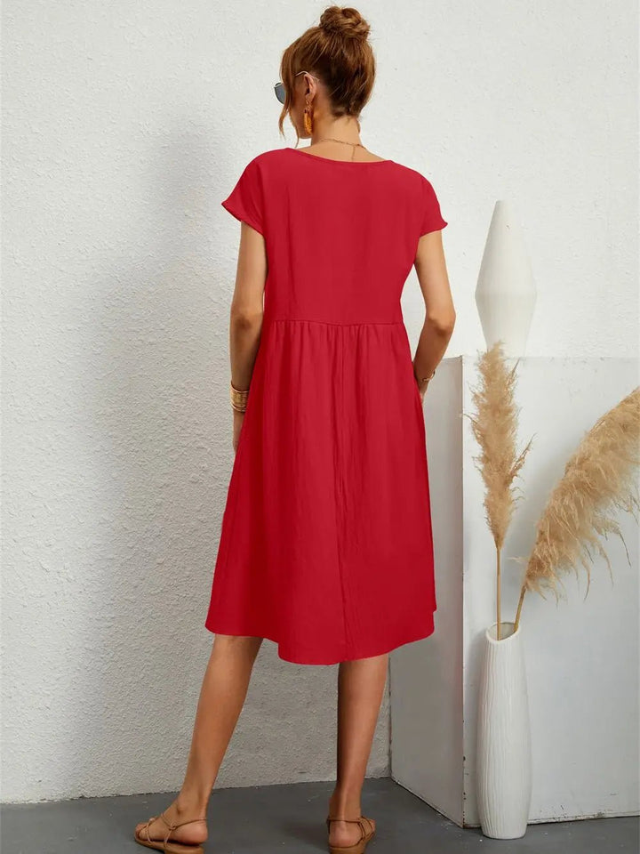 Apolline | Casual Pocket Dress - Ciara & Fiona