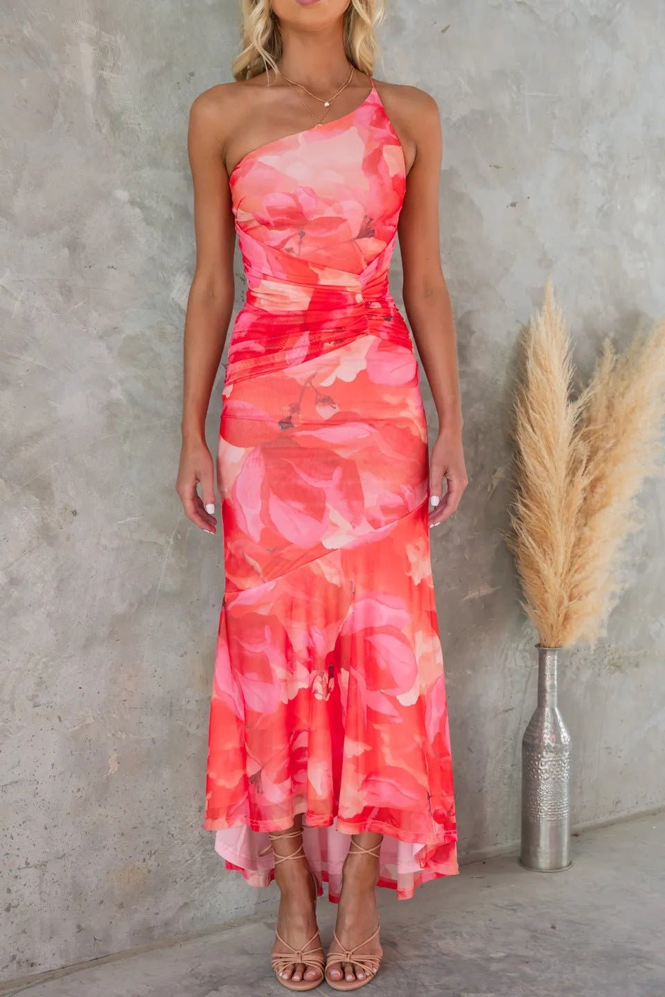 Ariana | Pleated Spring Dress - Ciara & Fiona
