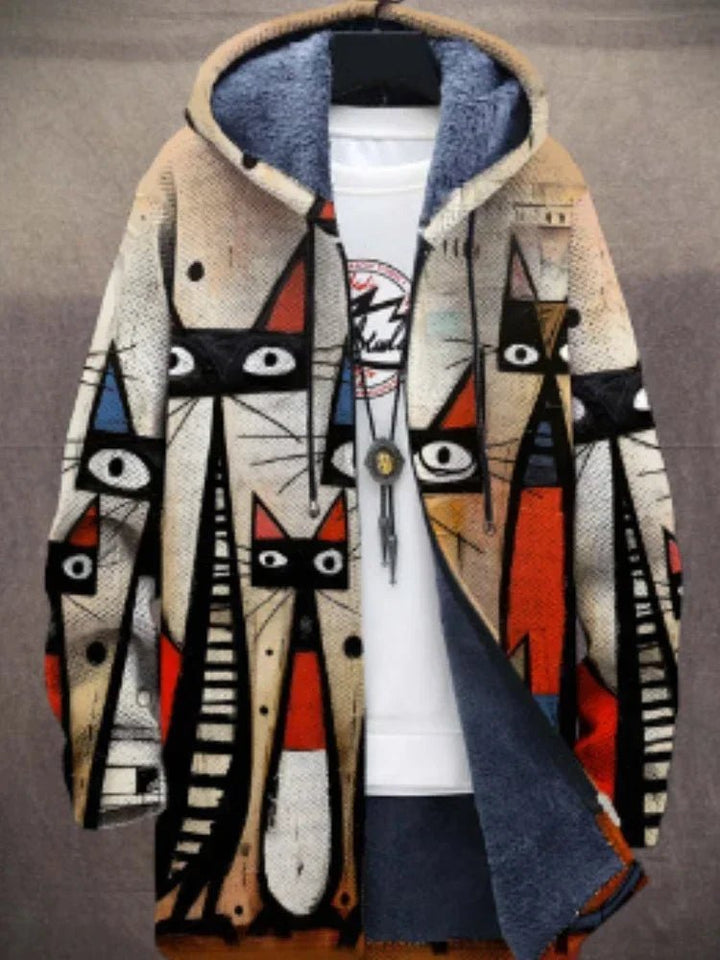 ARTESSA | Bold Artistic Print Jacket - Ciara & Fiona