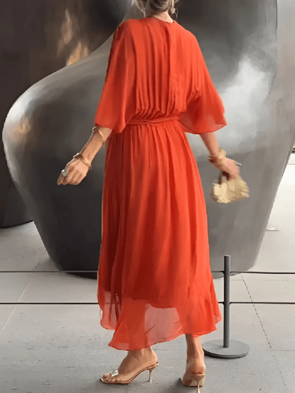 Ashlyn | Timeless Wrap Midi Dress - Ciara & Fiona