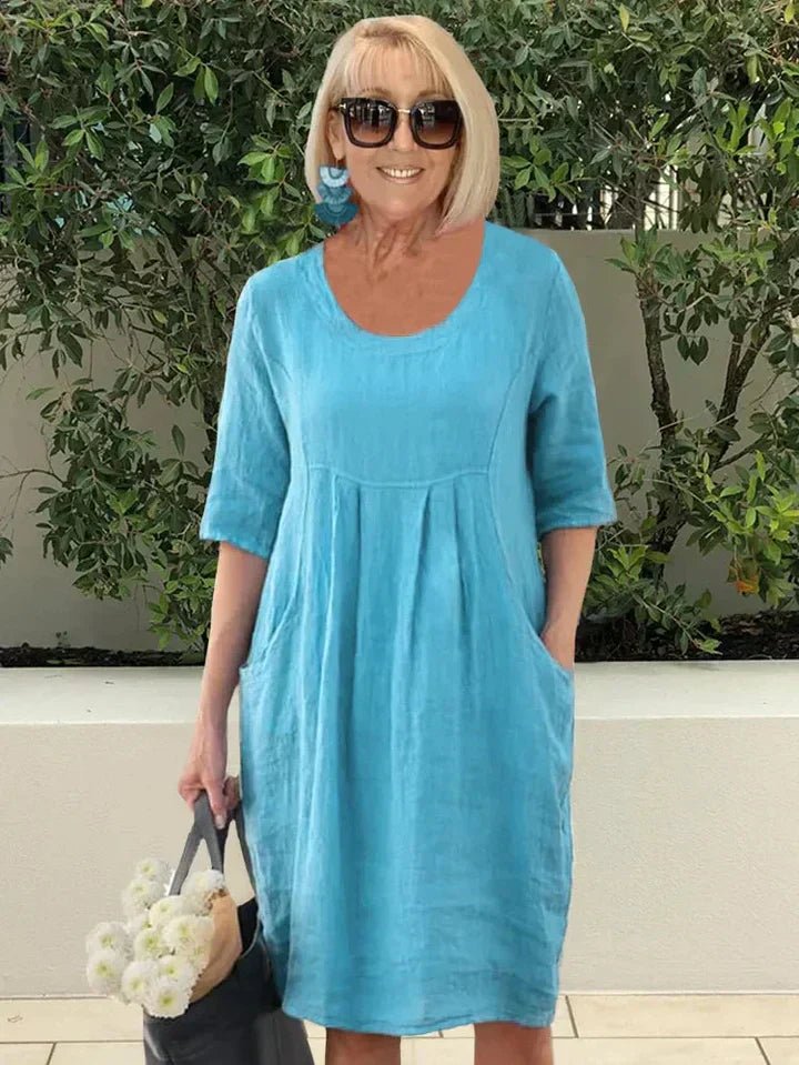 Aurelia | Loose Dress with Pockets - Ciara & Fiona