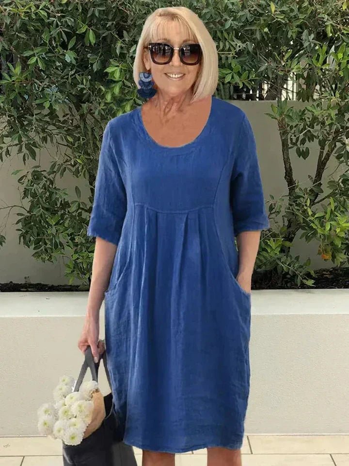 Aurelia | Loose Dress with Pockets - Ciara & Fiona