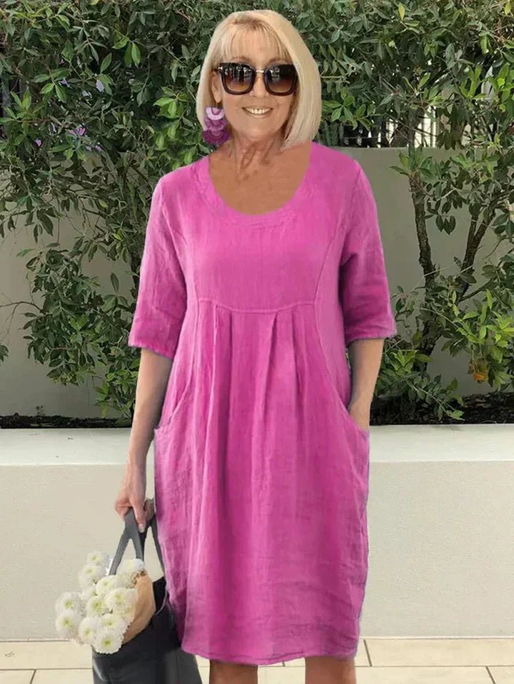 Aurelia | Loose Dress with Pockets - Ciara & Fiona