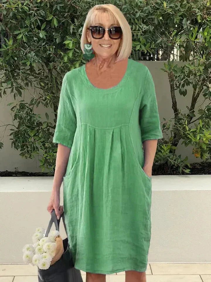 Aurelia | Loose Dress with Pockets - Ciara & Fiona