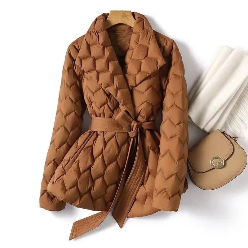 AURORA WRAP BELTED COAT - Ciara & Fiona