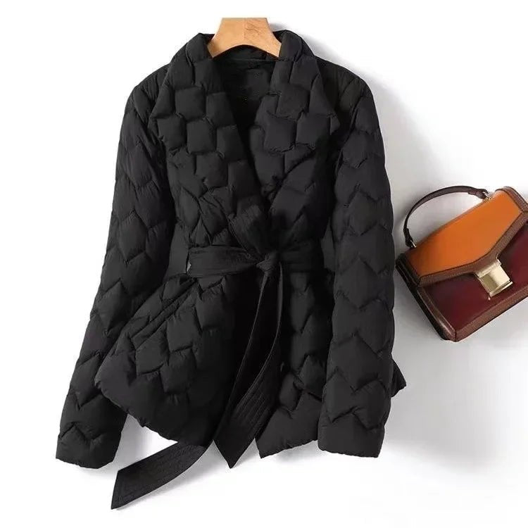 AURORA WRAP BELTED COAT - Ciara & Fiona