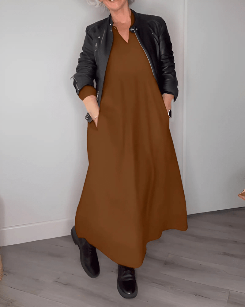 Ayla | Elegant Pocket Dress - Ciara & Fiona