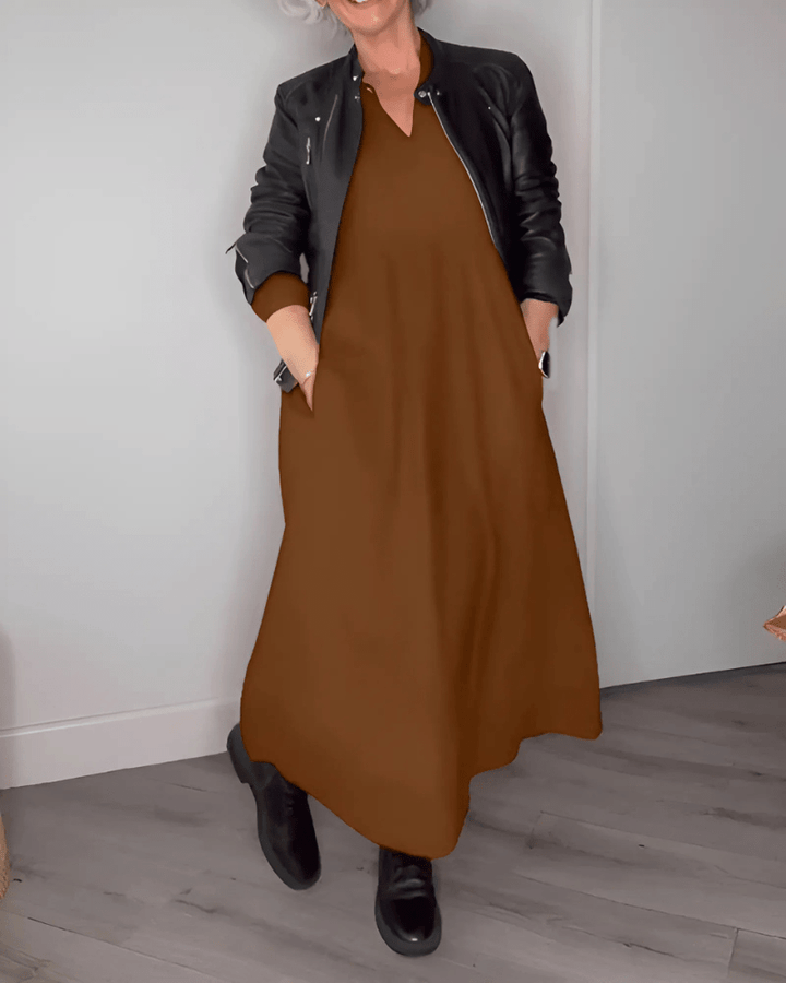 Ayla | Elegant Pocket Dress - Ciara & Fiona