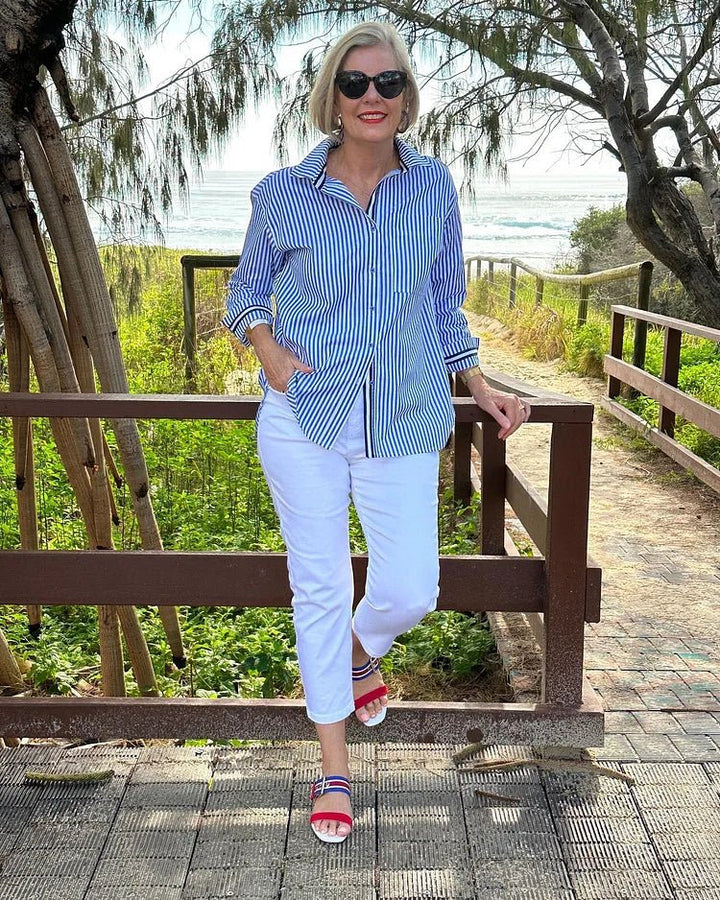 Ayva | Striped Shirt - Ciara & Fiona