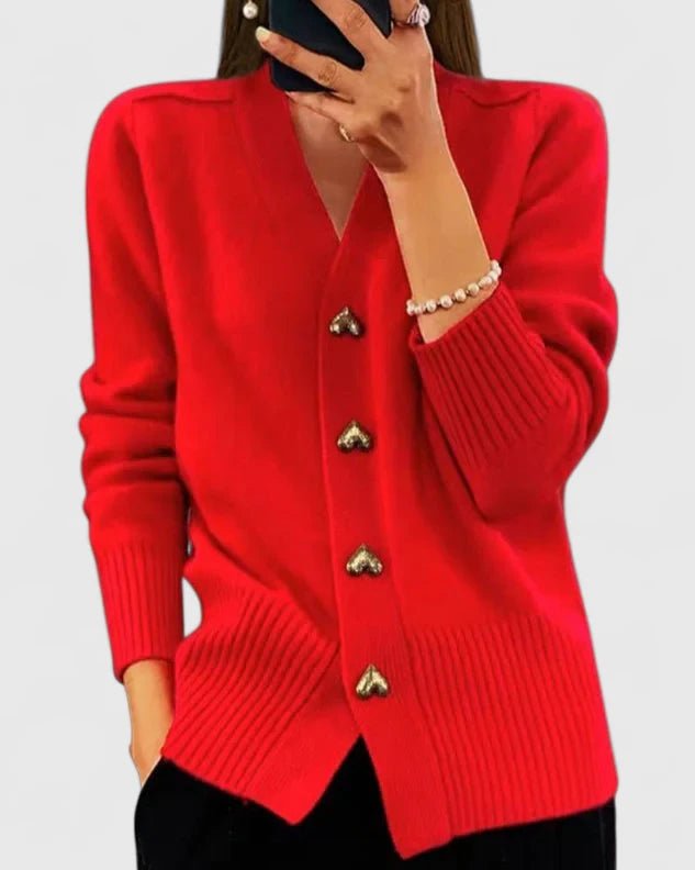 BELLA ELEGANT KNIT CARDIGAN - Ciara & Fiona