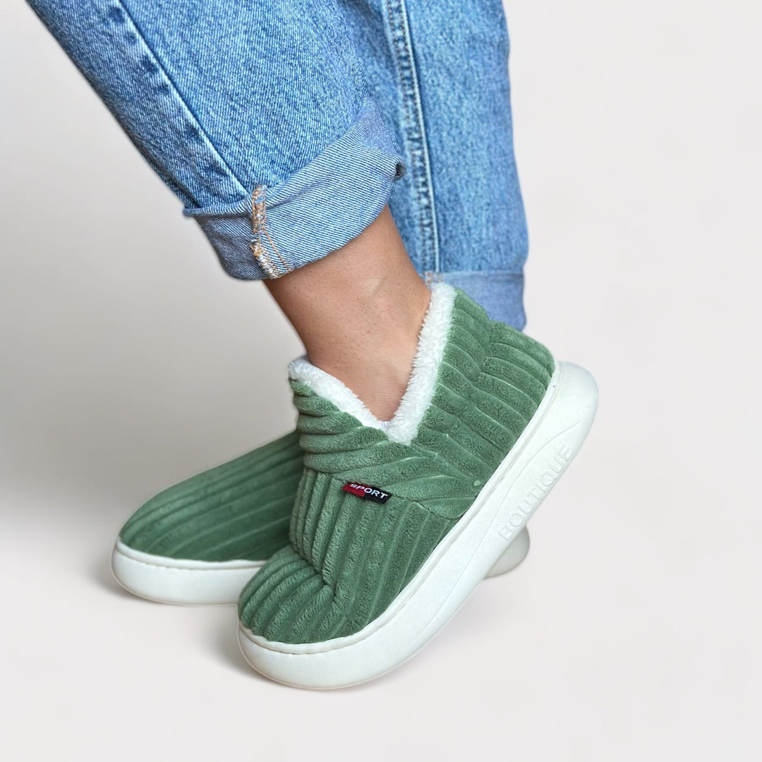Bianca | Therapeutic Fluffy Fleece Winter Slippers - Ciara & Fiona