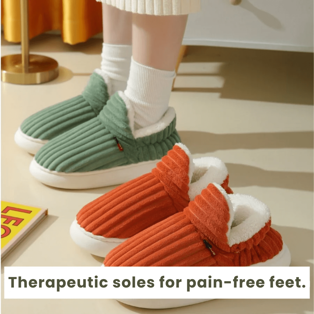Bianca | Therapeutic Fluffy Fleece Winter Slippers - Ciara & Fiona