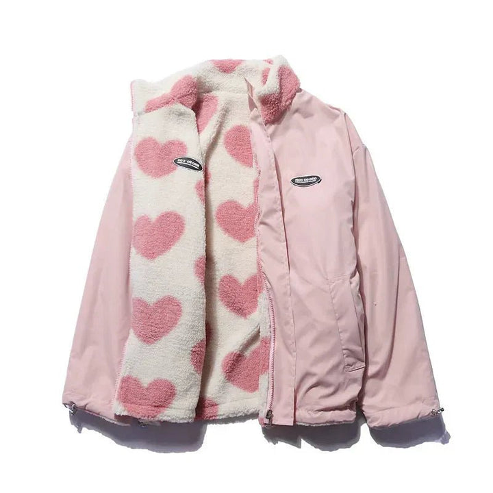 Blythe | Double - Sided Heart Coat - Ciara & Fiona